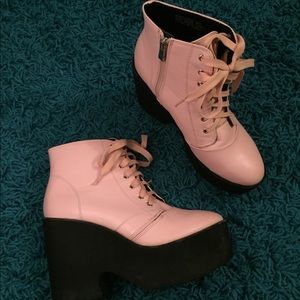 Pink Platform Shoes